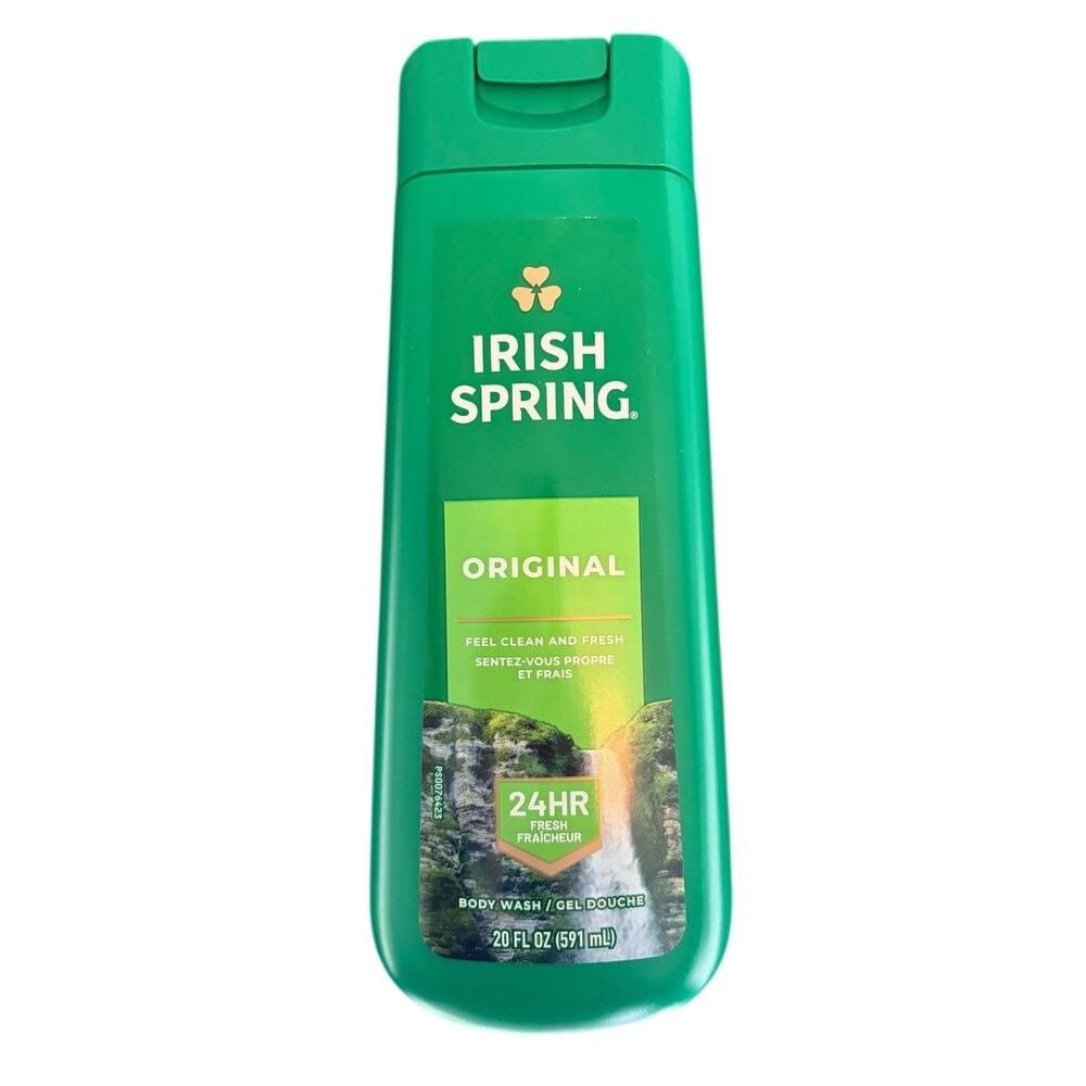 Irish Spring Original Body Wash 24HR Fresh Clean Scent 20 fl oz 591mL New